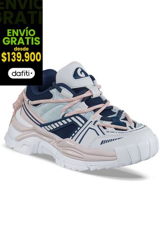 Tenis Urbanos Gadom Azul-Rosa Los Gomosos Para Niña Los Gomosos