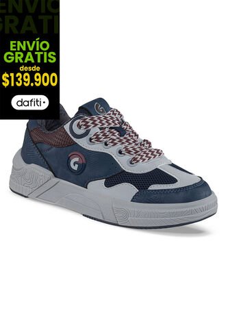 Tenis Urbanos Bruk Azul Osc Los Gomosos Para Niño Los Gomosos