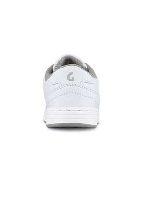 Tenis Escolares Boby Cordon New Blanco-Gris Para Niño Y Niña Los Gomosos