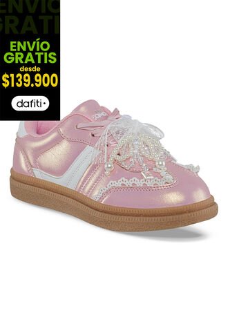 Tenis Casuales Tagal Rosa-Blanco Los Gomosos Para Niña Los Gomosos