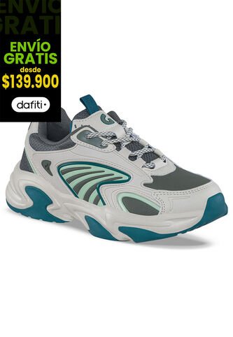 Tenis Urbanos Yinor Beige-Verde Los Gomosos Para Niño Los Gomosos