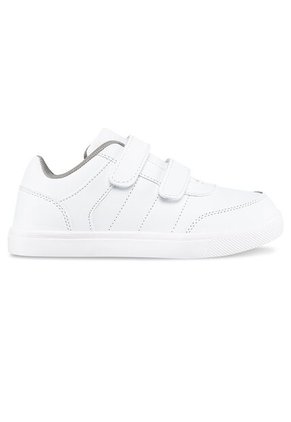 Tenis Escolares Skoly Velcro Blanco Para Niño Y Niña Los Gomosos