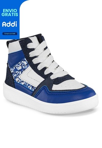 Botas Mostac Alto Inf Azul Los Gomosos Para Niño Los Gomosos