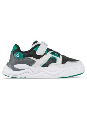 Tenis Casuales Tynar Negro-Blanco Los Gomosos Para Niño