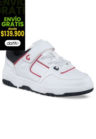 Tenis Urbanos Pifot Blanco-Negro Los Gomosos Para Niño Los Gomosos
