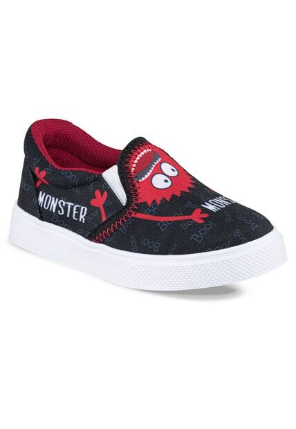 Tenis Fast Negro Para Niño Los Gomosos