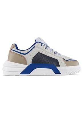 Tenis Urbanos Miro Beige-Azul Los Gomosos Para Niño