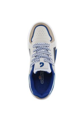 Tenis Urbanos Miro Beige-Azul Los Gomosos Para Niño