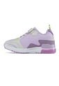 Tenis Luces Gypin Beige-Lila Para Niña Los Gomosos de Los Gomosos
