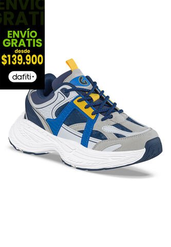 Tenis Urbanos Qedom Azul Osc Los Gomosos Para Niño Los Gomosos