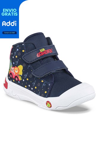 Botas Cossie Azul O-Rojo Para Bebés Los Gomosos Los Gomosos
