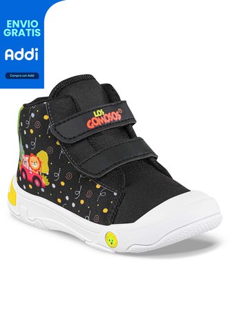 Botas Cossie Negro-Verde Para Bebés Los Gomosos Los Gomosos