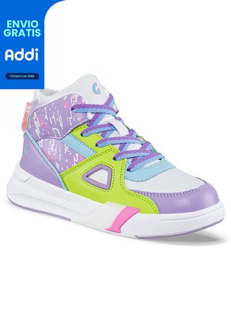 Tenis Urbanos Fenir Blanco-Mora Para Niña Los Gomosos Los Gomosos