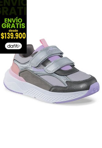 Tenis Urbanos Denz Gris Los Gomosos Para Niña Los Gomosos