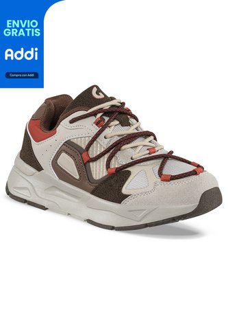 Tenis Urbanos Homis Beige Para Niño Los Gomosos Los Gomosos