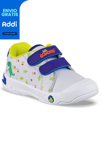 Tenis Casuales Zuno Gris Para Bebés Los Gomosos Los Gomosos
