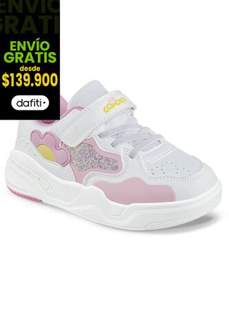 Tenis Urbanos Reguw Beige-Rosa Los Gomosos Para Niña Los Gomosos