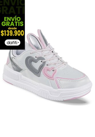 Tenis Urbanos Pixul Blanco Los Gomosos Para Niña Los Gomosos