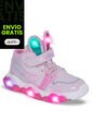 Tenis Con Luces Pidom Rosa Los Gomosos Para Niña de Los Gomosos
