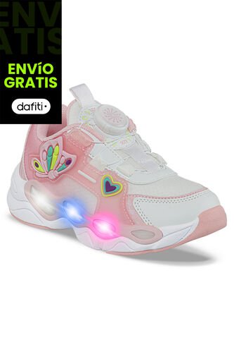 Tenis Con Luces Zadom Rosa Los Gomosos Para Niña Los Gomosos