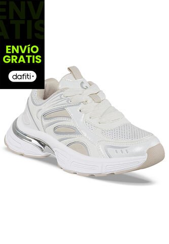 Tenis Urbanos Hawop Blanco Los Gomosos Para Niña Los Gomosos