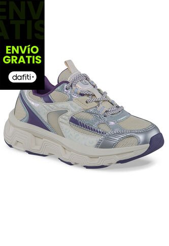 Tenis Urbanos Hysi Beige-Mora Los Gomosos Para Niña Los Gomosos