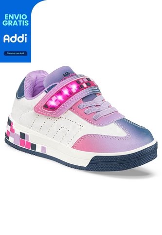 Tenis Luces Perenne Fucsia Para Niña Los Gomosos Los Gomosos