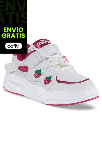 Tenis Urbanos Ginav Blanco-Vino Los Gomosos Para Niña Los Gomosos