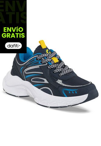 Tenis Urbanos Runot Azul Osc Los Gomosos Para Niño Los Gomosos