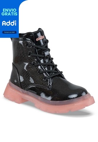 Botas Zemin Negro Para Niña Los Gomosos Los Gomosos