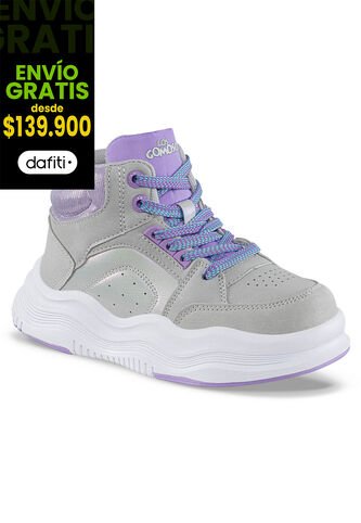 Tenis Urbanos Liedor Gris Los Gomosos Para Niña Los Gomosos