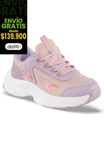 Tenis Urbanos Nekuro Beige-Rosa Los Gomosos Para Niña Los Gomosos