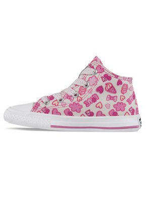 Tenis Beebe Alto Fucsia Para Niña Los Gomosos