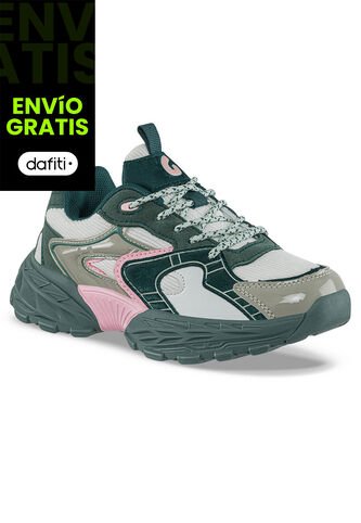 Tenis Urbanos Kewel Verde Osc Los Gomosos Para Niña Los Gomosos