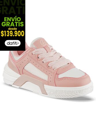 Tenis Casuales Tazimo Beige-Coral Los Gomosos Para Niña Los Gomosos