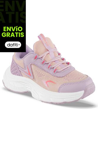 Tenis Urbanos Nekuro Beige-Rosa Los Gomosos Para Niña Los Gomosos