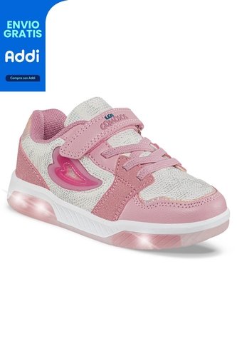 Tenis Luces Puler Blanco Para Niña Los Gomosos Los Gomosos