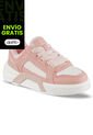 Tenis Casuales Tazimo Beige-Coral Los Gomosos Para Niña de Los Gomosos
