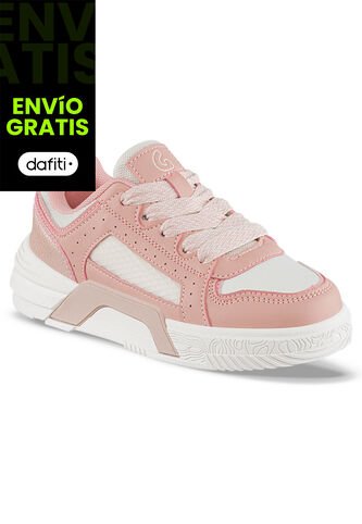 Tenis Casuales Tazimo Beige-Coral Los Gomosos Para Niña Los Gomosos