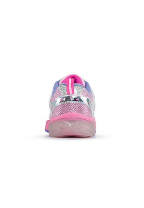Tenis Con Luces Nahira Blanco-Rosa Para Niña Los Gomosos