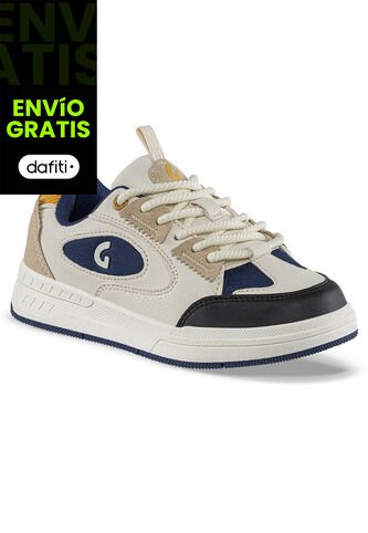 Tenis Casuales Endolo Beige Los Gomosos Para Niño Los Gomosos