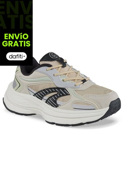 Tenis Urbanos Vamu Beige Los Gomosos Para Niño