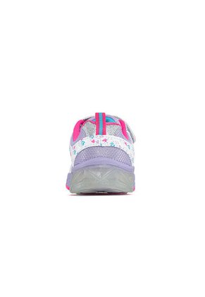 Tenis Con Luces Nahira Blanco-Lila Para Niña Los Gomosos