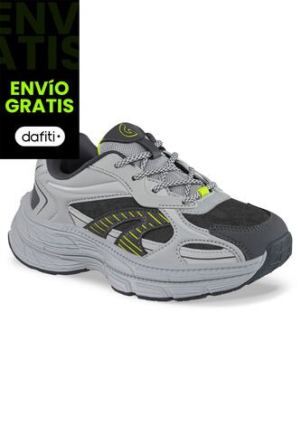 Tenis Urbanos Vamu Gris Los Gomosos Para Niño Los Gomosos