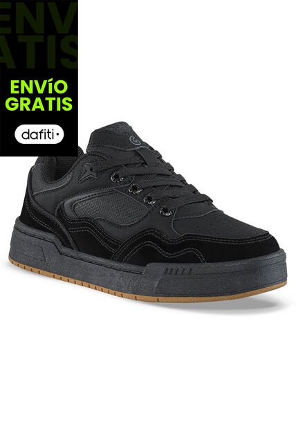 Tenis Urbanos Spiter Negro Los Gomosos Para Niño