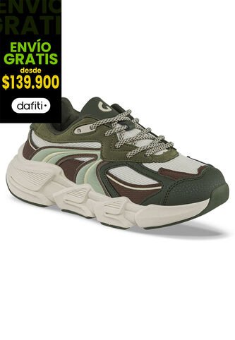 Tenis Urbanos Narima Verde Los Gomosos Para Niño Los Gomosos