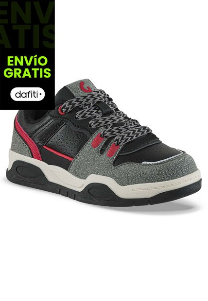 Tenis Urbanos Dracuel Negro Los Gomosos Para Niño