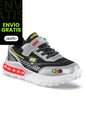 Tenis Con Luces Chitter Plata Los Gomosos Para Niño de Los Gomosos