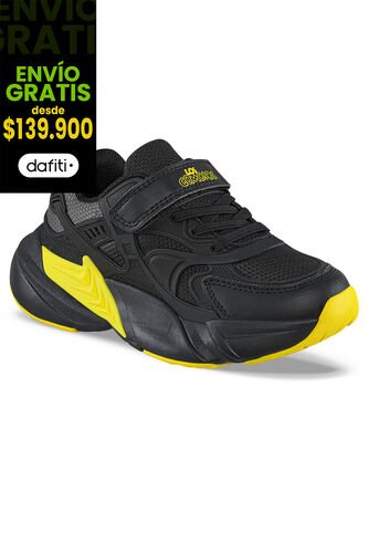 Tenis Urbanos Sifer Negro Los Gomosos Para Niño Los Gomosos