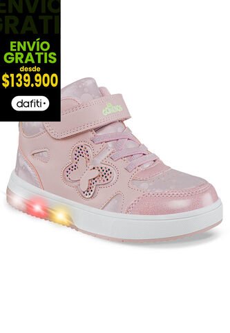 Tenis Luces Nubi Rosa Los Gomosos Para Niña Los Gomosos